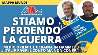 Stiamo perdendo la guerra Medio Oriente e Ucraina in fiamme LItalia paga il conto ma non conta [upl. by Hamrnand]