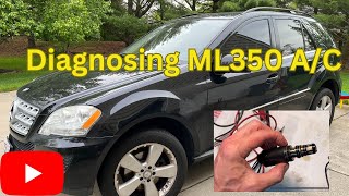 Diagnosing Mercedes Benz ML350 Air Conditioning W164 [upl. by Worl]