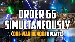 Every Order 66 Viewpoint Simultaneously ObiWan Kenobi Update [upl. by Stacee122]