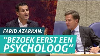 Azarkan DENK Rutte moet eerst een psycholoog bezoeken [upl. by Alduino]