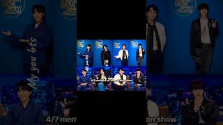 47 members of bts on the tonight show starring jimmy fallon bts [upl. by Atteloiv]