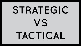 Tactical vs Strategic Victory [upl. by Akitnahs]