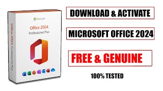 Download amp Install Office 2024 on Windows 1110 EASY [upl. by Suraved355]