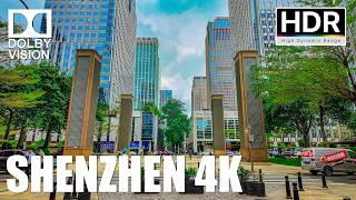 Shenzhen China  Amazing China Walking Tour Downtown Shenzhen  4K HDR [upl. by Adina136]