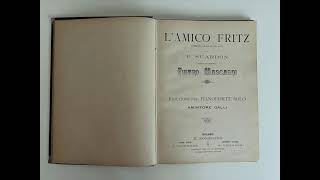 Pietro Mascagni sinfonietta de LAmico Fritz [upl. by Nnylatsyrk781]