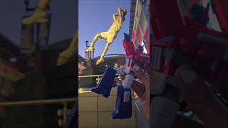 Trying to pose my figures in the dirk fade away dirk figure optimusprime [upl. by Esoryram528]