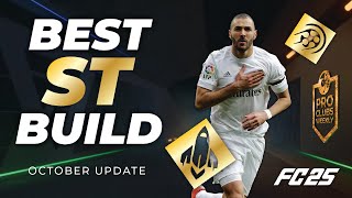 BEST STRIKER BUILD UPDATED  EA FC 25 PRO CLUBS BALLER BUILD [upl. by Oilicec842]