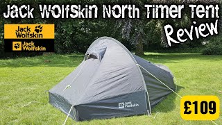 Jack Wolfskin North Timer Tent review  Best Budget wild camping tent New 2024 [upl. by Caria659]