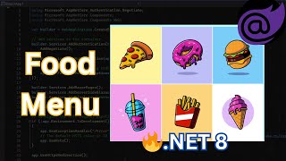 Blazor Web App Tutorial EASILY Build a Food Menu [upl. by Mattie]