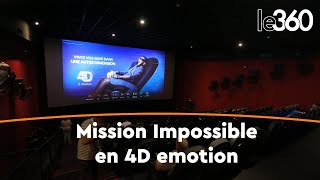 Le dernier Mission Impossible en 4D emotion au Megarama [upl. by Ahsinan]