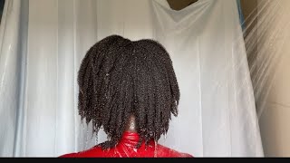 Wash day on 4c hair 4chair washday 4cnatural [upl. by Avra]