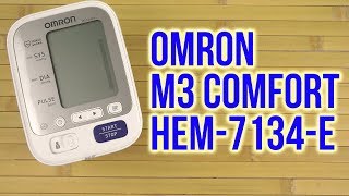 Распаковка OMRON M3 Comfort HEM7134E [upl. by Xirtaeb]