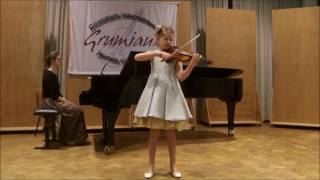 International Grumiaux Violin Competition 2017 Sandra Hager  N Paganini Caprice N13 [upl. by New]