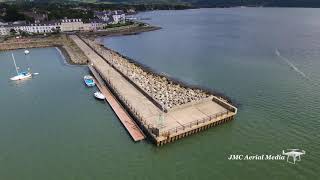 Warrenpoint in Northern Ireland in 4K Drone Aerial View [upl. by Ennahteb]