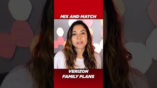 Verizon Family Plans  Mix and Match shorts [upl. by Gainor]