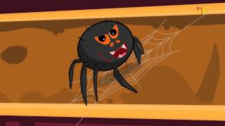 Incy Wincy Spider  Halloween Nursery Rhymes For Children [upl. by Eicyac492]