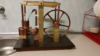 Silnik Stirlinga 9 dwu belkowy DIY Stirling 9 two beam engine DIY [upl. by Persian]