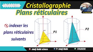 Les indices de Miller pour un système hexagonal [upl. by Nnaillek]