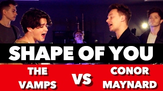 Ed Sheeran  Shape Of You SING OFF vs The Vamps [upl. by Drageruaeb]