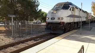 Metrolink Train 312 Upland To San Bernardino MP36 902 amp Refurbished Car 103 amp 104 11202024 [upl. by Tammany]