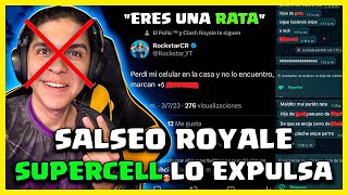 SALSEO ROYALE SUPERCELL EXPULSA de manera DEFINITIVA a ROCKSTAR en CLASH ROYALE  DrekzeNN [upl. by Llertrac]