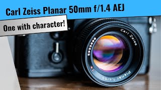 Carl Zeiss Planar 50mm f14 AEJ  a lens with character [upl. by Yras]