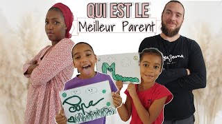 👩🏾‍❤️‍💋‍👨🏻 Qui est le MEILLEUR parent  👩🏾‍🤝‍👨🏻 QUI DE NOUS 2 EN FAMILLE ❤️ [upl. by Issie524]