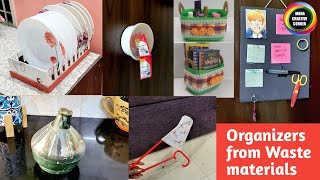 7 No Cost amp Low Cost Home Organization Ideas using waste materials  Reuse waste materials [upl. by Adnaloy107]