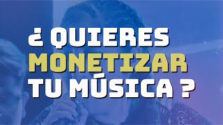 Distribuye y monetiza tu musica fácil y rapido  En plataformas como Spotify Apple Music y otros [upl. by Slack]