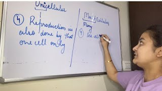 Difference between unicellular and multicellular organisms  class 9  Division of labour [upl. by Nicol]