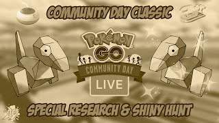 Porygon Community Day Classic Shiny Hunting amp Special Research Live  Pokemon GO [upl. by Nilrev]