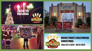 Movie Parks Hollywood Christmas 29112024  06012025 Vorschau amp Movie Park Germany Park Besuch [upl. by Anitsirc536]