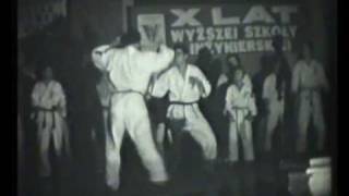 KYOKUSHINshow Andrzej Drewniak 2DanPOLANDKoszalin 1978 [upl. by Atel]