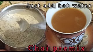 Tea premix powder recipe  masala chai recipe just add hot water  Travel Tea powder  chai recipe [upl. by Sucrad]