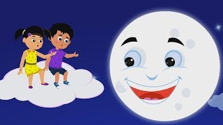 Chanda Mama  चंदा मामा  Hindi Balgeet  Kids Rhymes  Hindi Nursery Songs  Hindi Poems [upl. by Alfeus17]