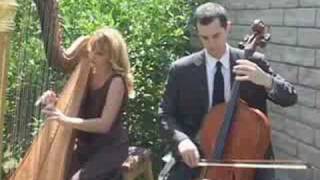 Mendelssohn Wedding March Harp amp Cello Katrina amp Michael [upl. by Sondra]