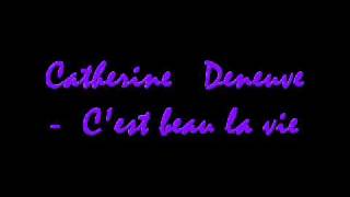 Catherine Deneuve  Cest beau la vie Potiche BO [upl. by Yasmar805]