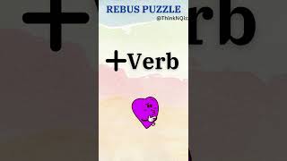 Rebus Puzzles puzzle shortvideo [upl. by Aydni]