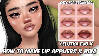 How to make Lip Appliers amp BOM  Second Life [upl. by Janaye]