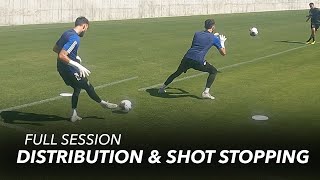 4 Distribution amp Shot Stopping Exercises  Goalkeeper Training [upl. by Ynohtnanhoj]