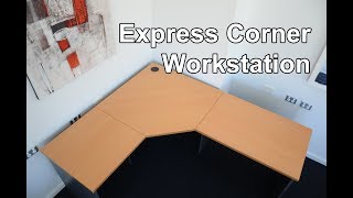 Express Corner Workstation Office Desk Overview [upl. by Tella]