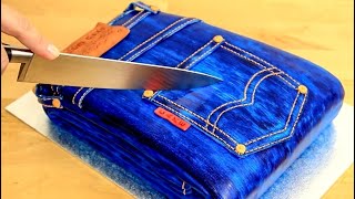 3D JEANS CAKE  Realistic Cakes That Looks Like Everyday Objects [upl. by Ecadnak]