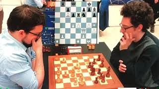 Maxime Lagrave 2731  Fabiano Caruana 2805FIDE World Blitz Chess Championship [upl. by Ahar]