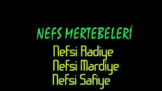 Nefs Mertebeleri  Radiye Merdiye Safiye  567 mertebeler [upl. by Haggar149]