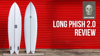 Christenson Long Phish 20 Surfboard Review  Down the Line Surf [upl. by Nnyllatsyrc]