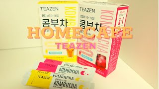 Homecafe Teazen Kombucha Lemon and Berry  recipe SHORTS [upl. by Fini]