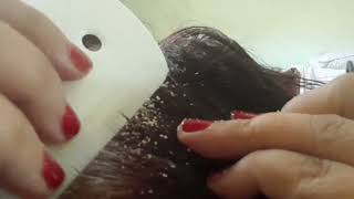 Quiet ASMR Scalp Care Gentle Exfoliation amp Dandruff Removal No Speaking [upl. by Egidio]