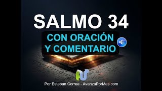 SALMO 34 Biblia Hablada Con Explicación ORACIÓN PODEROSA en Audio y con Letra Grande Para Leer [upl. by Essile174]