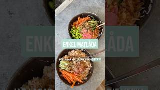 POKE BOWL ENKELT RECEPT [upl. by Suiravad]