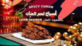 Spicy Cumin Lamb Skewerأسياخ لحم الضأن مع الكمون الحار [upl. by Namrac]